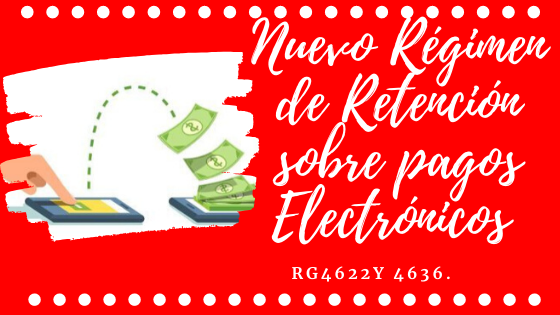 Retención sobre pagos electrónicos.