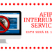 LA AFIP INTERRUMPIRÁ SERVICIOS.